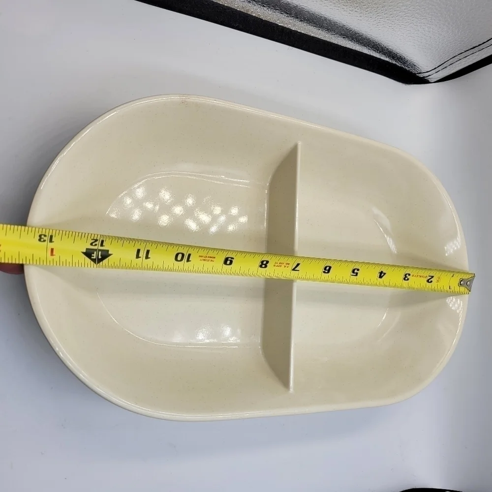 Vintage Capri Serve ‘N Store Bakeware Divided Stoneware Dish